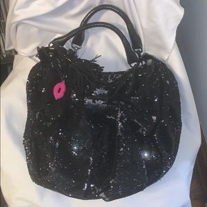 Glitter Betsey Johnson bag. Bows and Arrows bag!